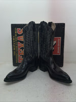 New Men’s Black Texas Brand Cowboy Boots. 5030 9 D. 4-119
