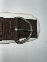 New Brown White Fleece Fabtron 32” Cinch. U-18