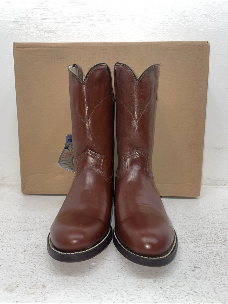 New Men’s Brown Acme Cowboy Boots. 5722 8.5 8 1/2 D. 4-109