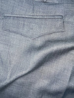 New Vintage Gray Circle S Polyester Pants #CP6715 SS-34