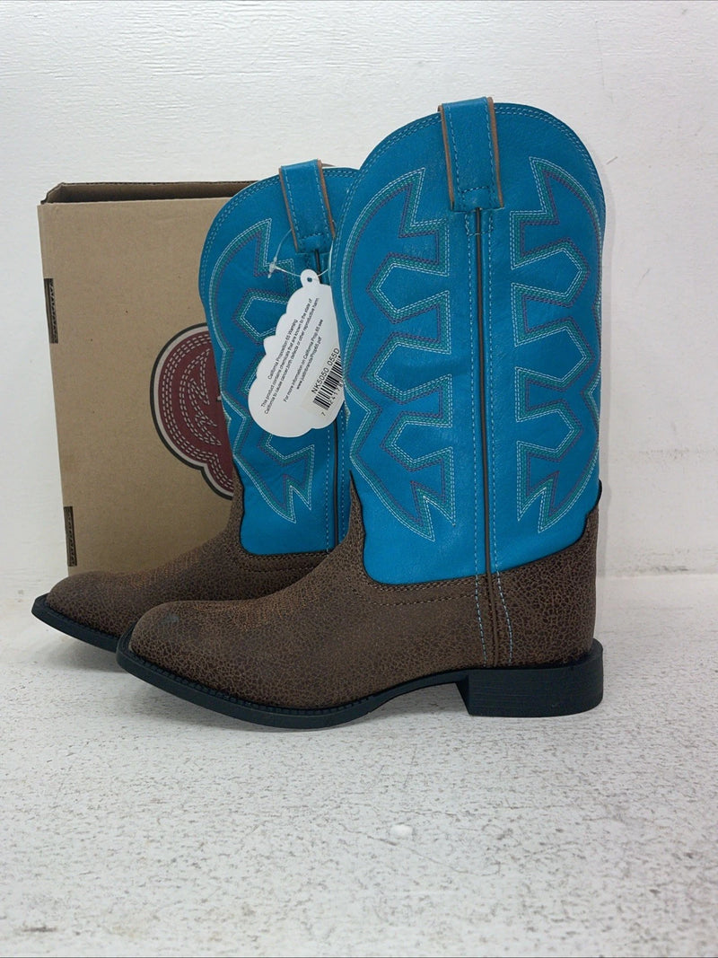 New Women’s Blue Nocona Cowboy Boots. N K 5050 5.5 5 1/2 D. 2-85