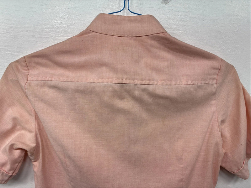 New Women’s Regency4 Pink Short Sleeve Button Up Size 30 YY-8