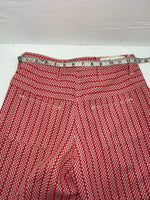 New But Age Red Checkered Panhandle Slim Polyester Pants #8042 VV-70