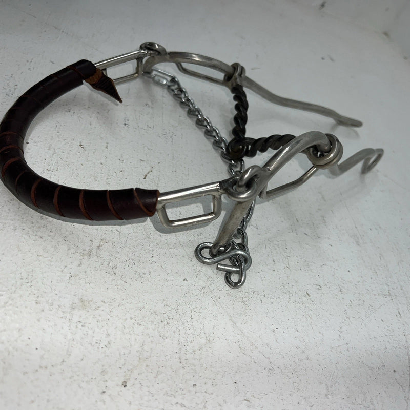 New Combo Bit Leather Nose Band #918 LLL-9