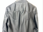 New Men’s Black Circle S Long Suit Coat 46L #CC5091 WW-58