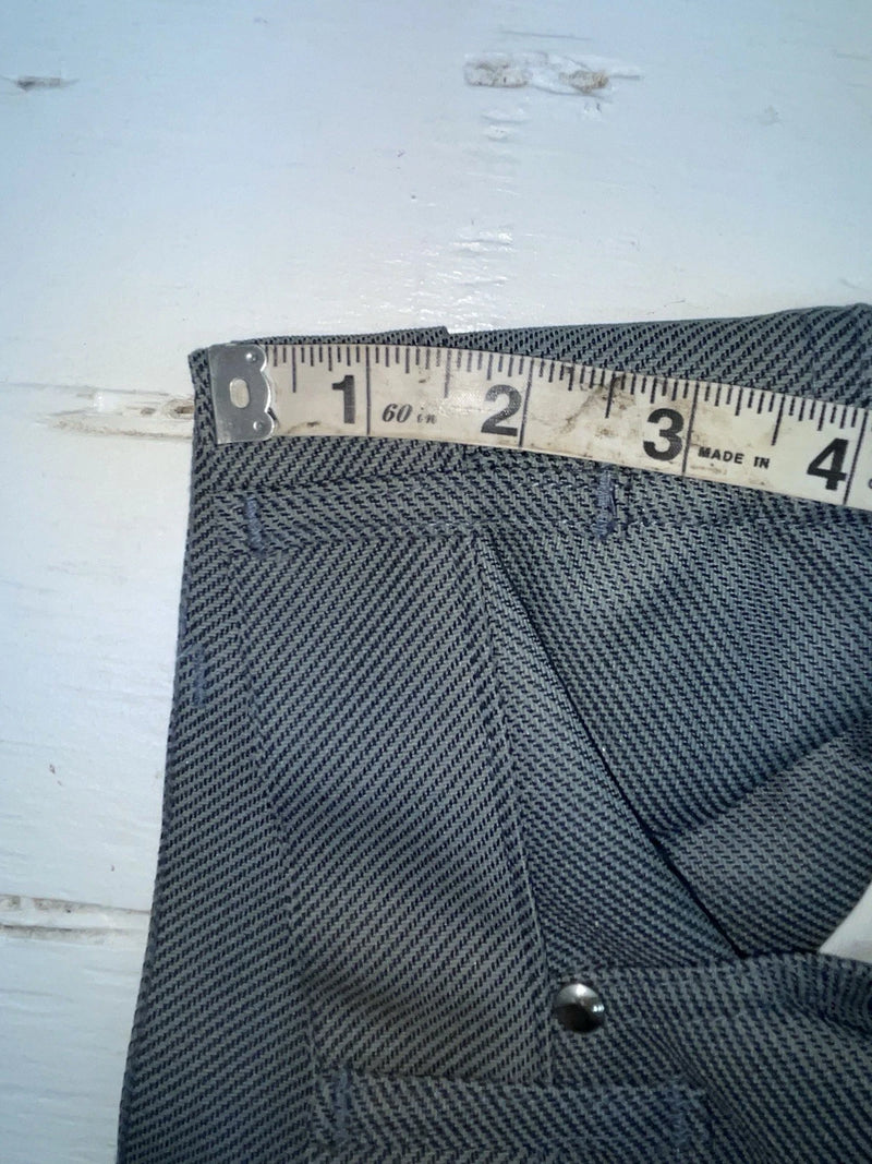 New Vintage Blue Miller Polyester Pants #2624 VV-40