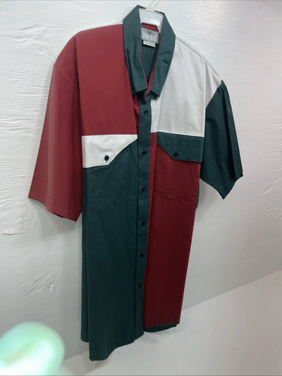 New Men’s Cowboy Threads Multiple Color Short Sleeve Button Up Medium B-98
