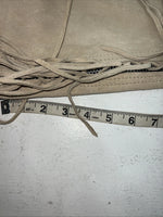 New Tan Whitman Show Chaps With Fringe Adjustable Waist 43” L-49