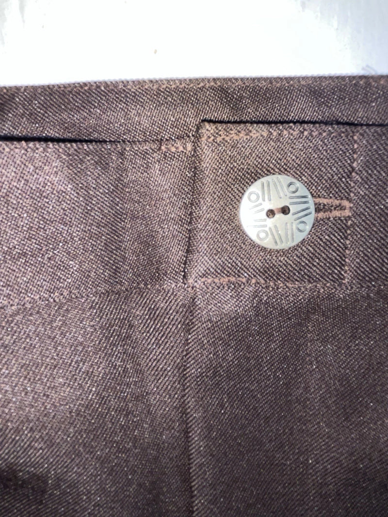 New Vintage Brown Mesquite Polyester Pants #5506 XX-26