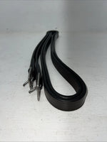 New Imperial Black Adult Schooling Stirrup Straps 60” #15022 EE-31