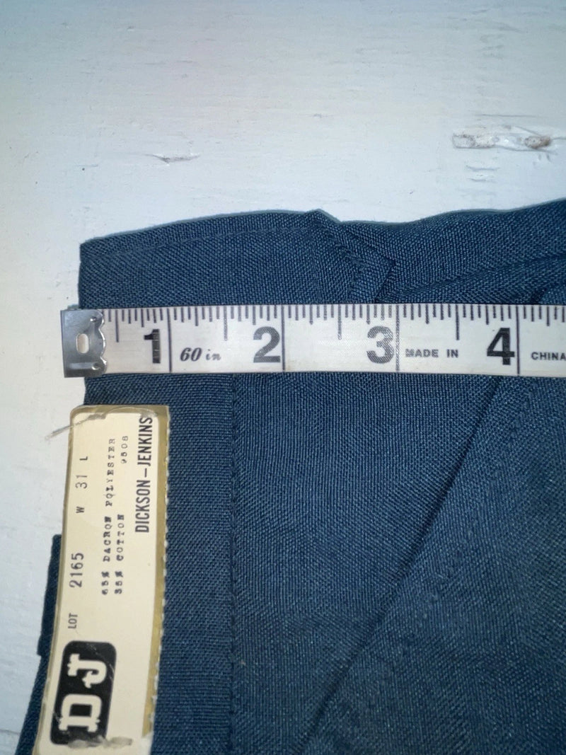New Vintage Blue Dickson Jenkins Polyester Pants #2165 3A-122