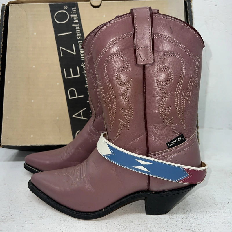 New Women’s Pink Capezio Cowboy Boots. L 293 7.5 7 1/2 M. 17-48