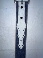 New Blue Genuine Leather 30” Belt #7330 NN-30