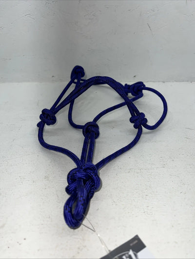New Tough 1 Purple Poly Rope Tied Halter #50-1000 G-510