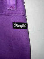 New Women’s Purple Wrangler Silverlake Relaxed Fit Denim Jeans. 15/16x34 P-13