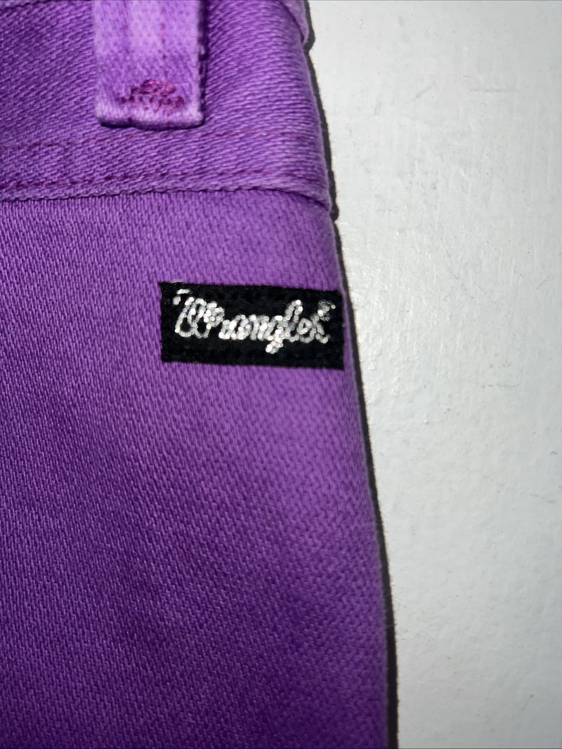 New Women’s Purple Wrangler Silverlake Relaxed Fit Denim Jeans. 15/16x34 P-13