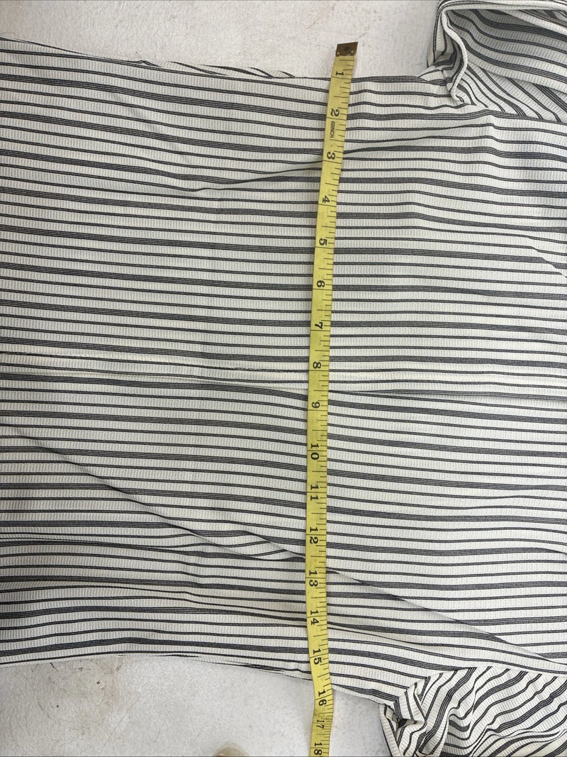 New Women’s TexasTogs Stripe Long Sleeve Zip Up Show Shirt Size 30 3B-2