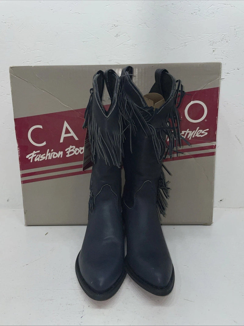 New Women’s Navy With Fridge Capezio Cowboy Boots. L 692 5 M. 2-48