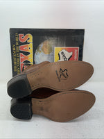 New Men’s Brown Texas Brand Cowboy Boots. 5084 9 D. 4-72