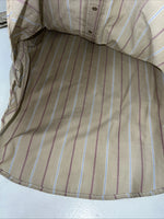 New Men’s Brown Texas Sage Pearl Snap Short Sleeve Shirt. 16.5 L P-43