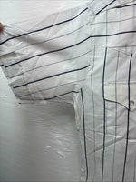 New Men’s Panhandle Slim White Stripe Short Sleeve Pearl Snap 15.5 Medium V-20