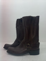 New Men’s Brown Rodeo Cowboy Boots. 38 9.5 9 1/2 D. 6-102
