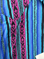 New Women’s Country Charmers Multicolor Long Sleeve Pearl Snap XL II-51