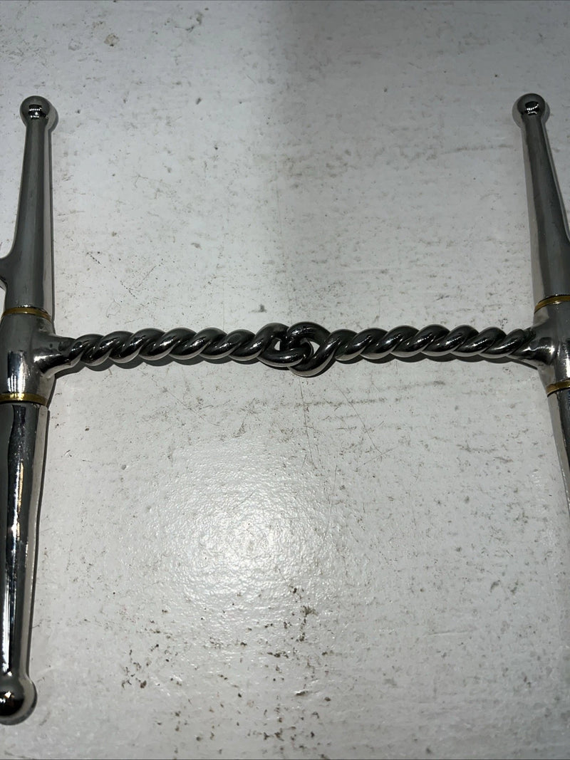 New Weaver SS Twisted Wire Full Cheek Bit 5” T-500