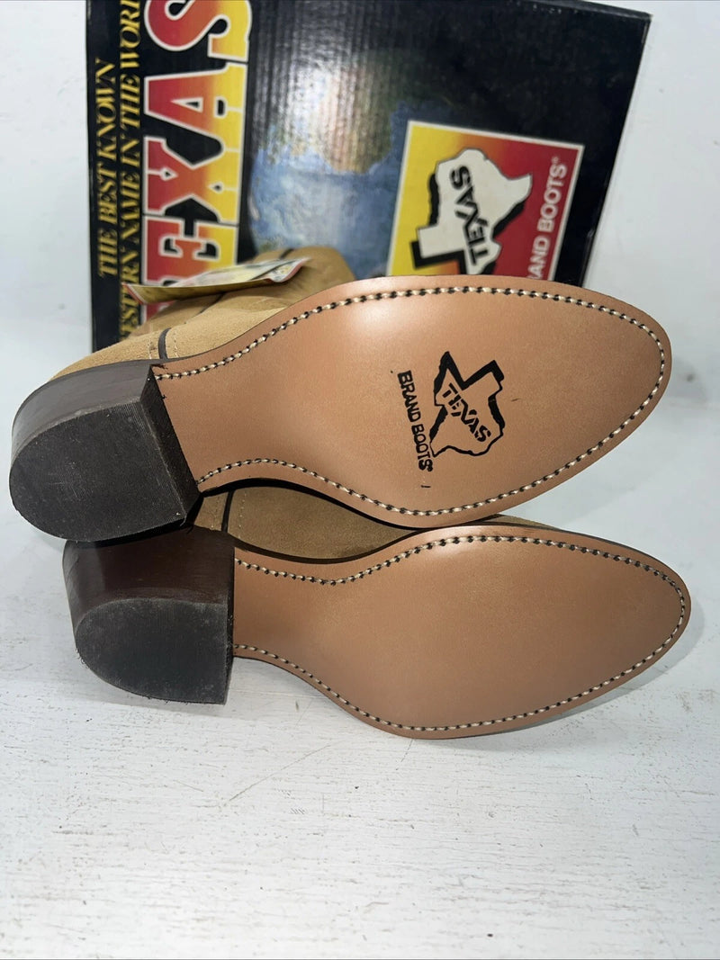 New Women’s Brown Texas Brand Cowboy Boots. 4906 6.5 6 1/2 M. 19-83