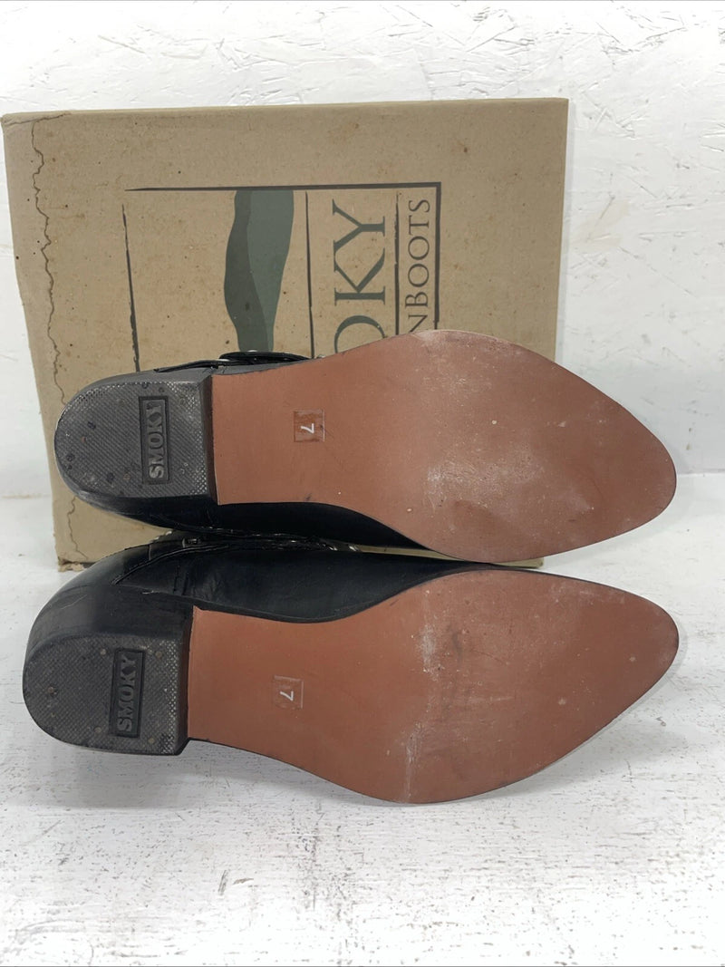 New Women’s Black Smoky Mountain Cowboy Boots. 6341 7 M. 18-136