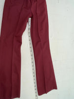 New Vintage Red Fenton Westerns Polyester Pants #310 3A-91