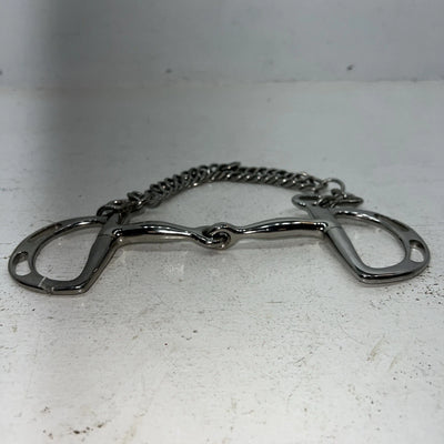 New Congress Leather 5” Smooth Mouth Pelham Bit #47842 LLL-25