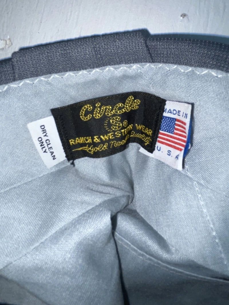 New Vintage Gray Circle S Polyester Pants #0142 XX-102