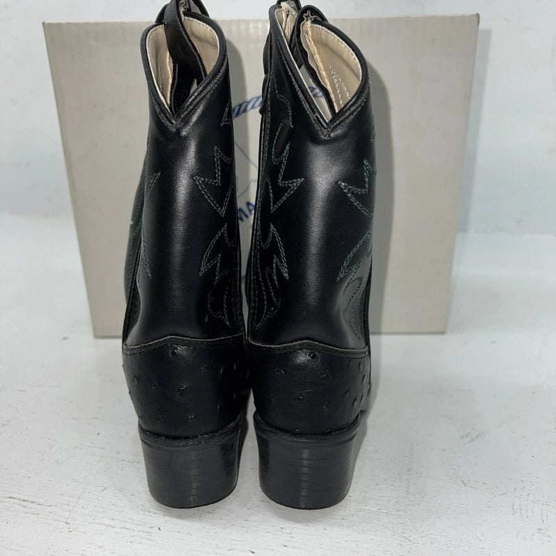 New Children’s Black A Jama Product Cowboy Boots. 11 D. 24-73