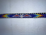New Black Genuine Leather Beaded 30” Belt JJ-135