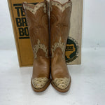 New Women’s Brown Texas Brand Cowboy Boots. 5.5 5 1/2 M. 20-12