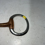 New Congress Leather 5” Eggbutt Copper Snaffle Y-505