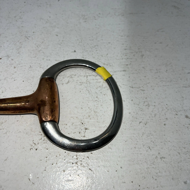 New Congress Leather 5” Eggbutt Copper Snaffle Y-505