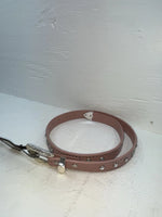 New Pink Genuine Leather Nocona Silver Bling 32” Belt #N4420430 JJ-46