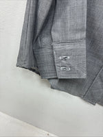 New Women’s Dickson Jenkins Gray Long Sleeve Button Up Size 32 MM-30