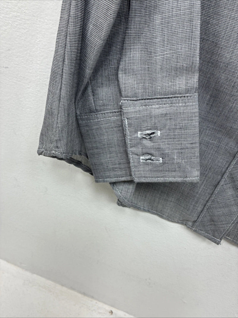 New Women’s Dickson Jenkins Gray Long Sleeve Button Up Size 32 MM-30