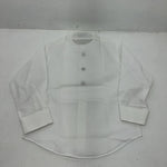 New Children’s White Classic Long Sleeve English Riding Shirt. Small G-51