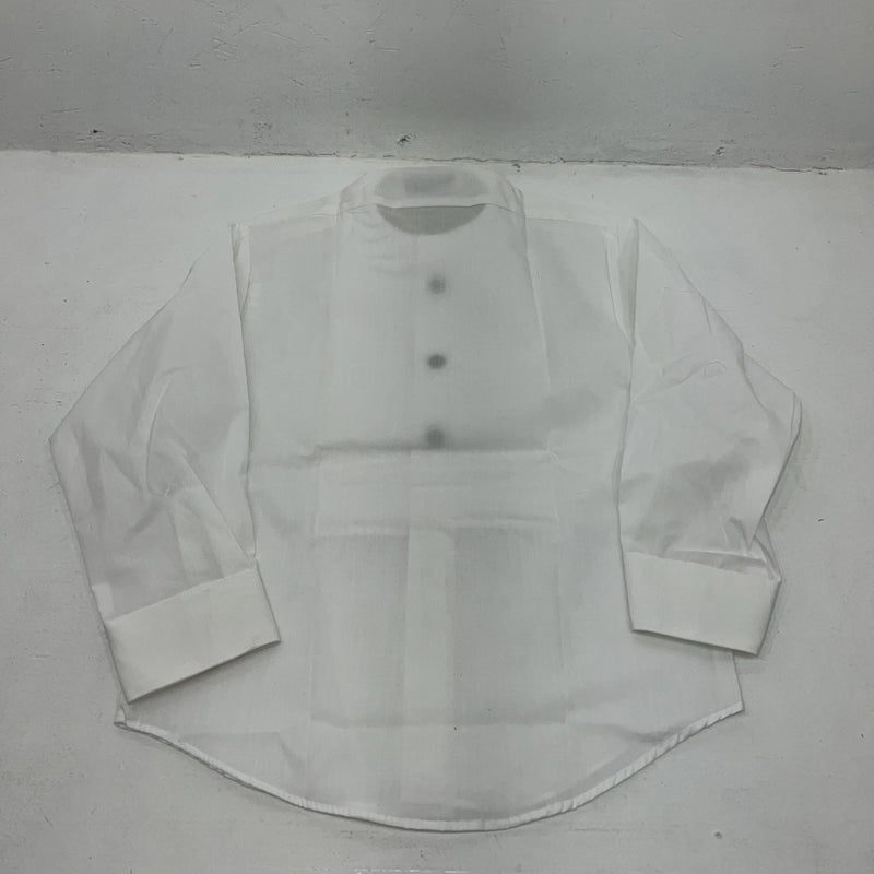 New Children’s White Classic Long Sleeve English Riding Shirt. Small G-51