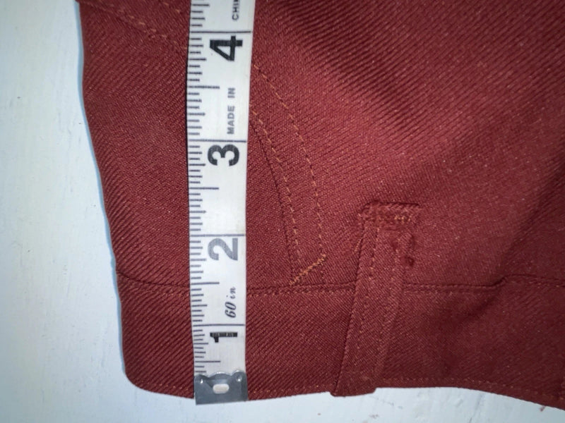 New Vintage Red Dickson Jenkins Polyester Pants 3A-82
