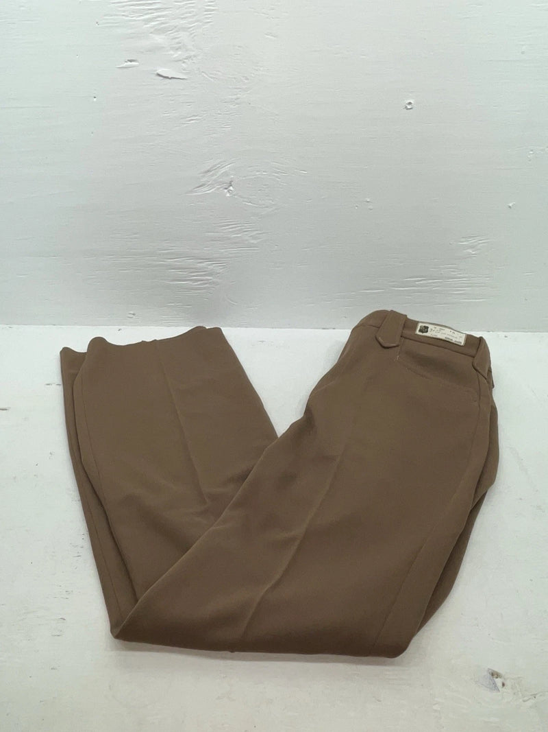 New Vintage Brown Dickson Jenkins Polyester Pants #2442 SS-36