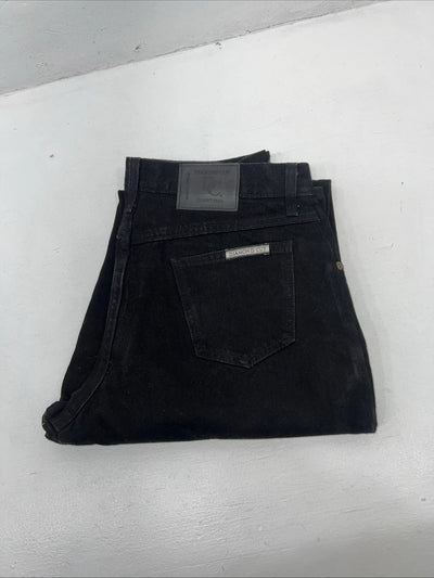 New Women’s Black Diamond Cut Relaxed Fit Denim Jeans. 13/14x36 M-15