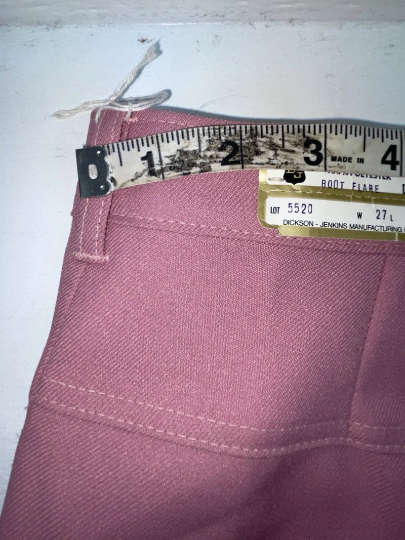 New Vintage Pink Dickson Jenkins Polyester Pants #5520 SS-80