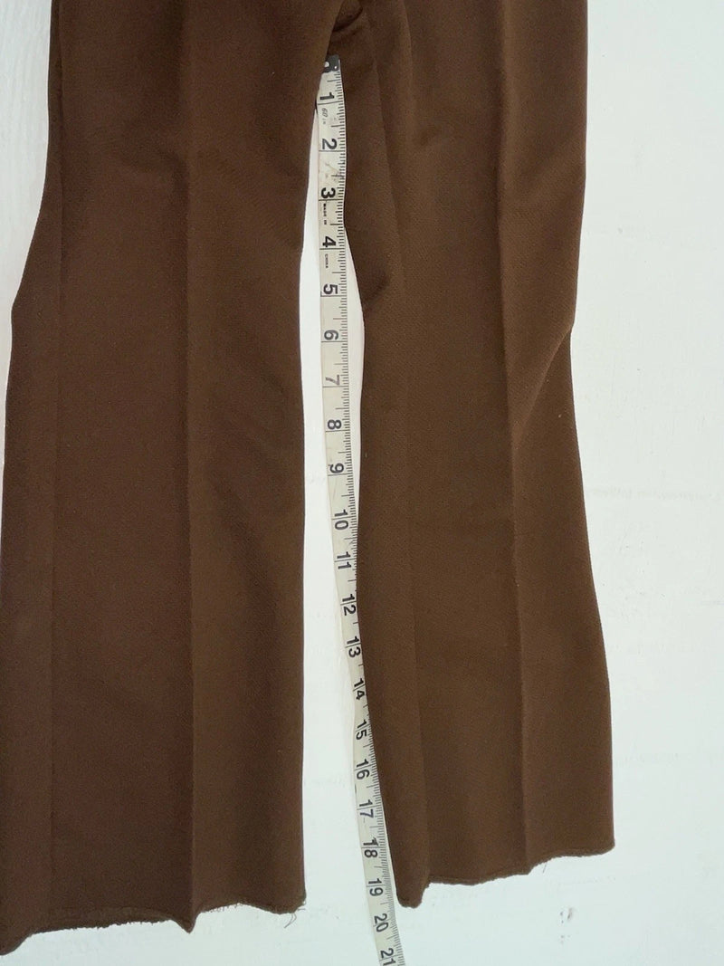 New Vintage Brown Polyester Pants #8450080 SS-102￼