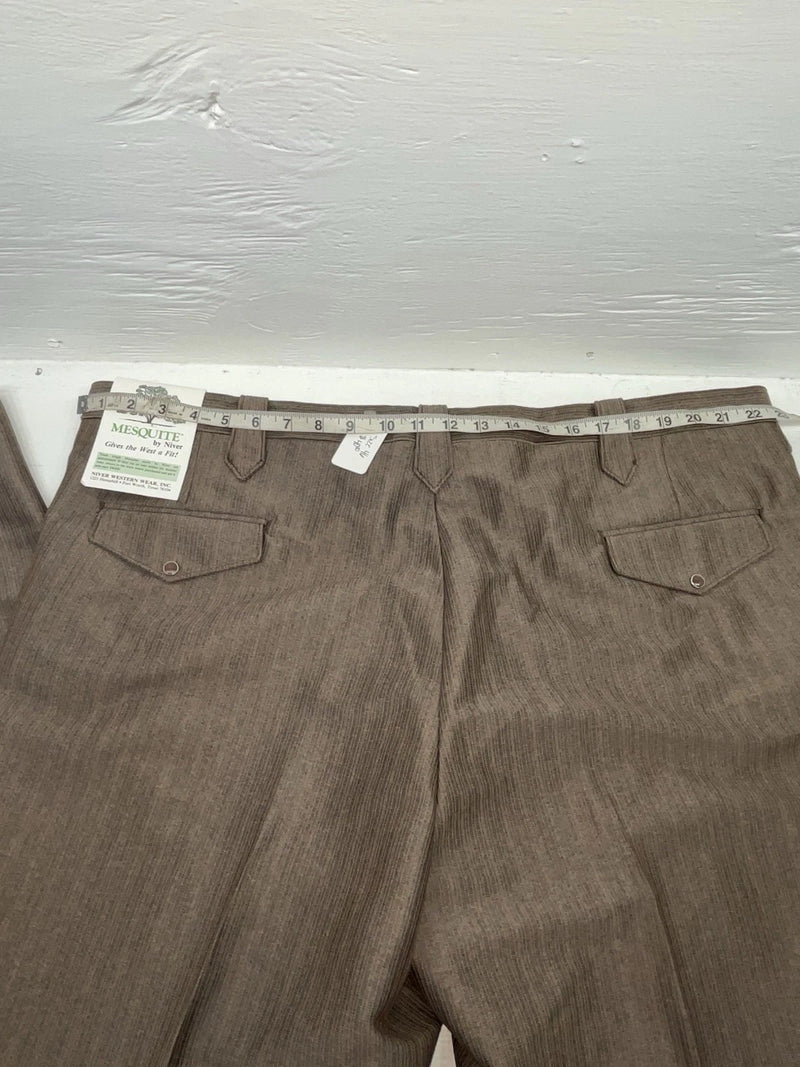 New Vintage Brown Mesquite Polyester Pants #5716 VV-1