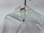 New Women’s Trail Ridge White Green Design Long Sleeve ZipUp Back Size 34 YY-107